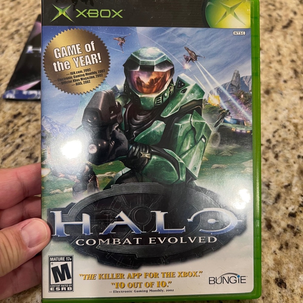Halo Combat Evolved Xbox Game of the Year Edition CIB Bungie Microsoft NTSC